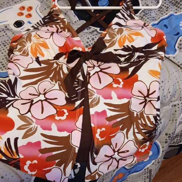 Maria Orange Tropical Set